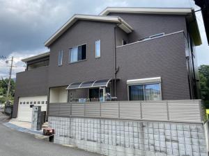 亀山市両尾町E様邸、外部塗装、完工です。