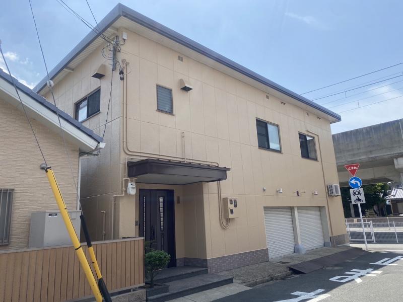 外部塗装、雨樋交換、折板屋根カバー工法